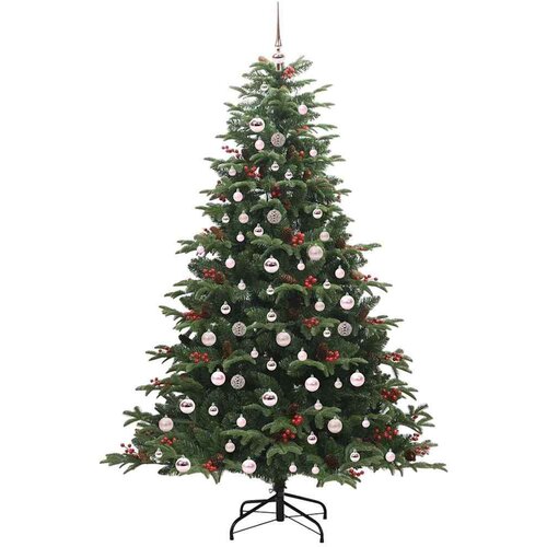 VidaXL Umjetno božićno drvce Zelena 210 cm PVC i Metal i Plastika Slike