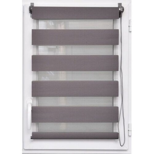 Luance Zebra roletne 60x250cm tamno sive Slike