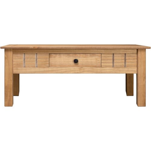 Maison Chic Klubska mizica - kavna mizica - Nizka mizica 100x60x45 cm trdna borovina Panama Range, (21755242) Cene