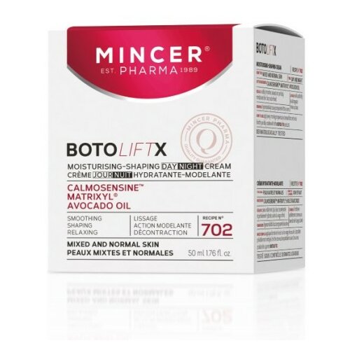 Mincer Pharma botoliftx N° 702 - dnevna i noćna krema za oblikovanje i hidriranje 50ml Slike