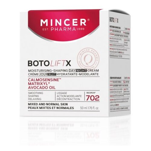 Mincer Pharma BOTOLIFTX N&amp;deg; 702 - Dnevna i noćna krema za oblikovanje i hidriranje 50ml Slike