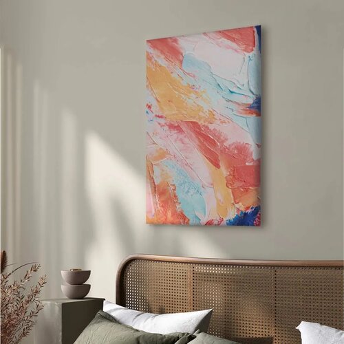  Slika - Spring Shades - A Colorful Mix of Warm and Cool Tones on Canvas 60x90 Slike