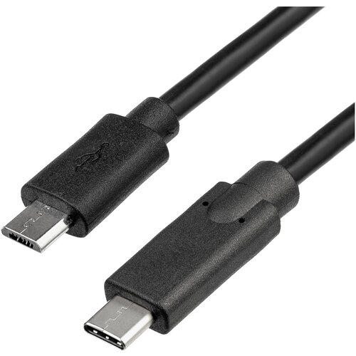 Akyga USB kabel USB-mikro-B vtič\, USB-C&reg; vtič 1.00 m črna AK-USB-16, (20578048) Cene