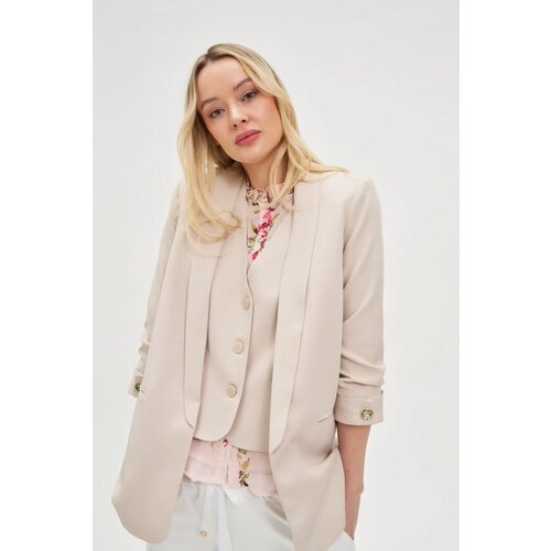 Marisse Women's Jacket L-Mr-4604 L.Beige Cene