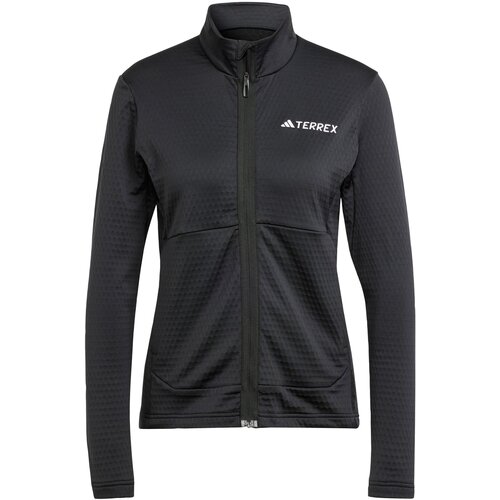 Adidas Tehnička flis jakna crna / bijela Cene