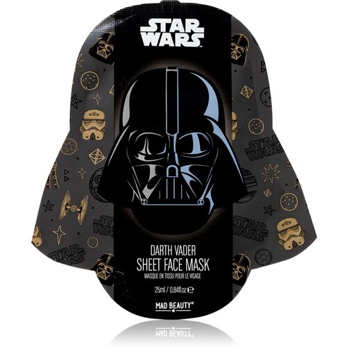Mad Beauty Star Wars Darth Vader antioksidacijska maska iz platna z izvlečkom čajevca 25 ml Slike
