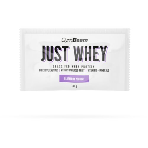 GymBeam Just Whey Grass-Fed Protein 30 g borovnica jogurt Slike