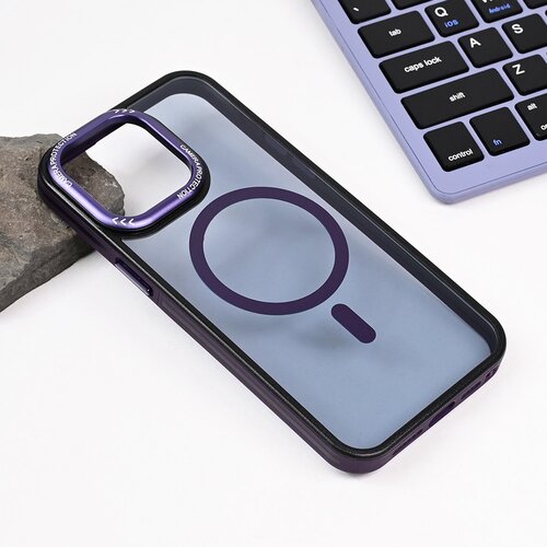  torbica magsafe trendy za iphone 15 pro max 6.7 ljubicasta Cene