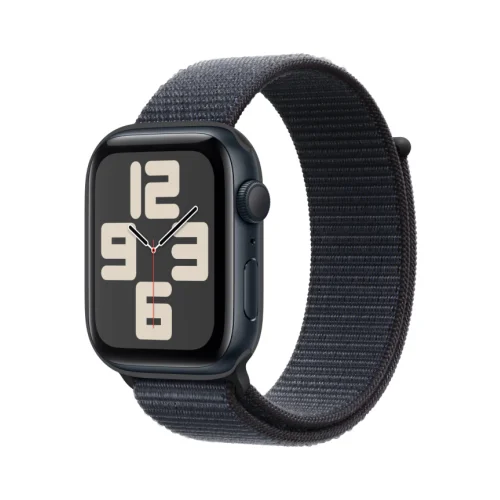 Apple Watch SE2 v3 GPS 44mm Midnight Alu Case with Ink Sport Loop