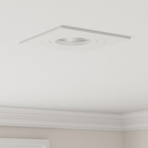VidaXL Vgrajeni reflektorji 24 kosov Kvadrat GU10 Bela 91x91 mm Slike