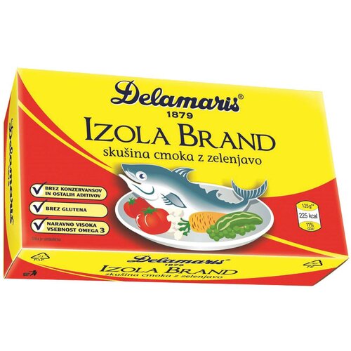 Nepoznato DELAMARIS skuša sa povrćem 125g Cene