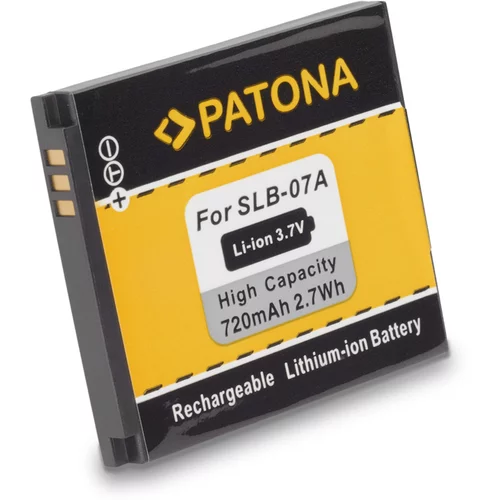Patona Baterija SLB-07A / SLB-07B za Samsung PL150 / ST550 / TL220, 720 mAh