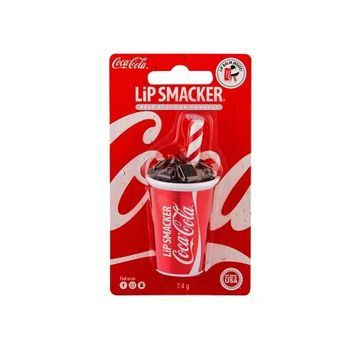 Lip Smacker Coca-Cola Cup Classic balzam za ustnice z okusom 7,4 g poškodovana embalaža