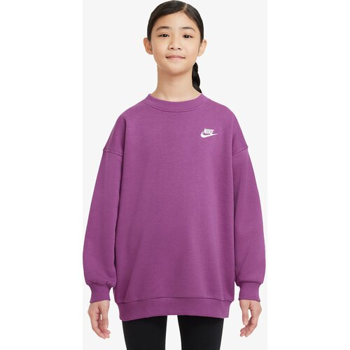 Nike duks za devojčice G NSW CLUB FLC OVRSZD CREW LBR FD2923-518 Cene