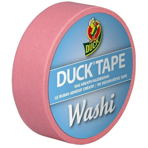 Duck Tape Dekorativna ljepljiva traka Washi (Bright Rose, 10 m x 15 mm)