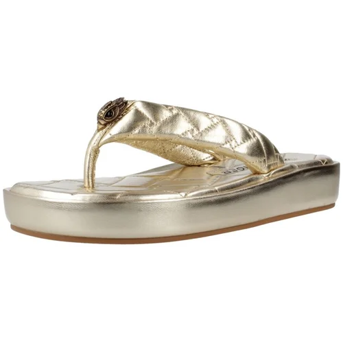 Kurt Geiger London KENSINGTON PUFF FLIP FLOP Gold