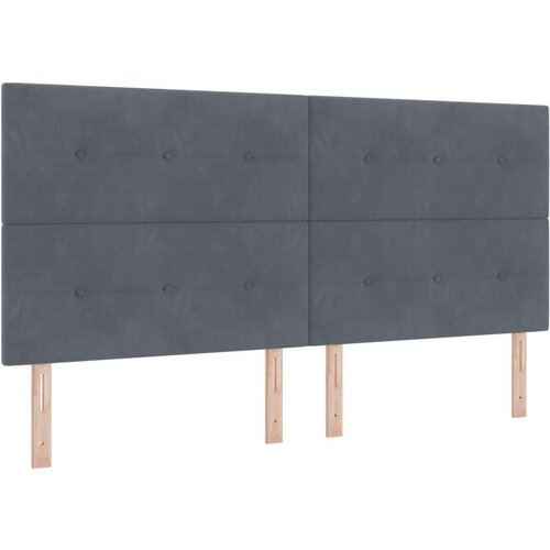 Okvir kreveta Tamno sivi 200x200 cm Bar&amp;scaron;un Slike