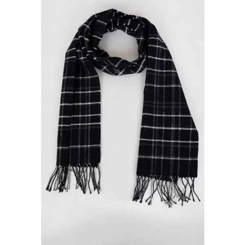 Defacto Men's Plaid Woven Scarf