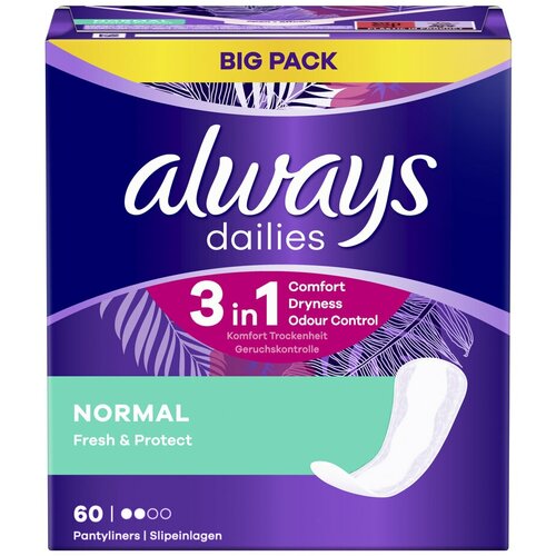 Always pads liners normal 60 pcs always Cene