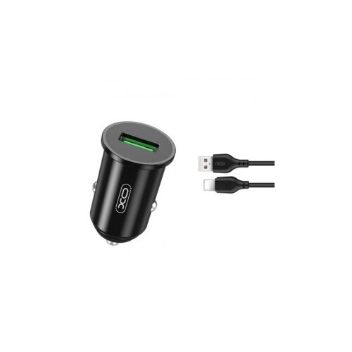 XO TZ12 Car charger QC3.0 18W + Lightning Cable 1m Cijene
