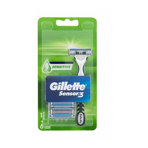 Gillette Sensor 3 Sensitive brijač sa 6 dopuna Slike