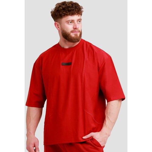GymBeam Muška oversized majica Unstoppable Red Cijene