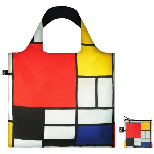 Loqi PIET MONDRIAN Composition with Red, Yellow, Blue and Black Recycled Bag