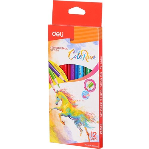 Deli Drvene bojice COLOR RUN 1/12 Slike