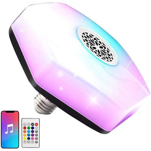 RGBW LED žarnica in bluetooth zvočnik + daljinski upravljalnik Slike