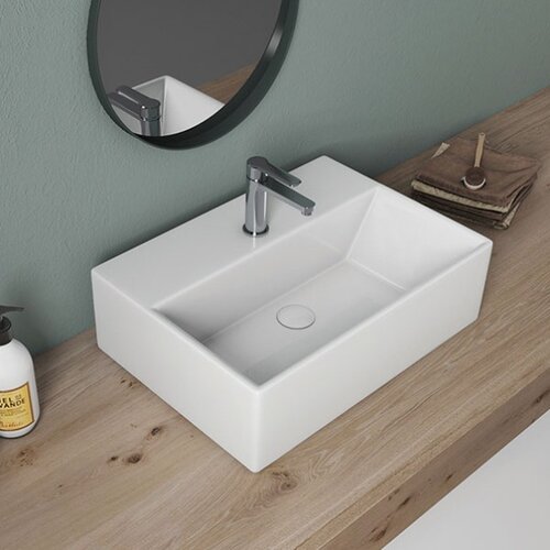 Rossetti Alfa nadgradni lavabo 430x305x135 Slike
