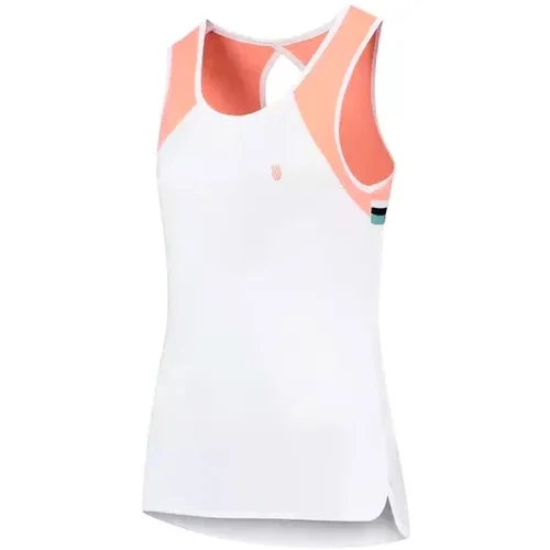 K-Swiss Dámské tílko Hypercourt Advantage Tank 3 White L