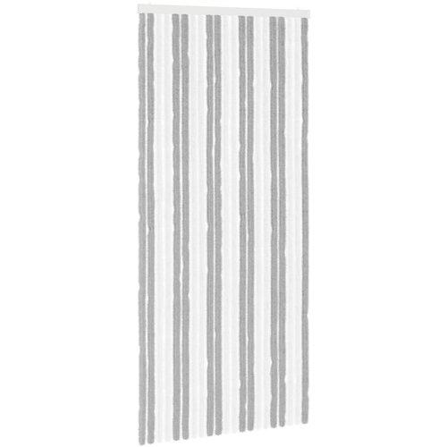 vidaXL Zavjesa protiv insekata Chenille Siva i bijela 90 x 200 cm - Siva i bijela (dvostripa) 90 x 200 cm Cijene