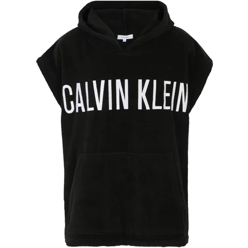 Calvin Klein Swimwear Sweater majica crna / bijela
