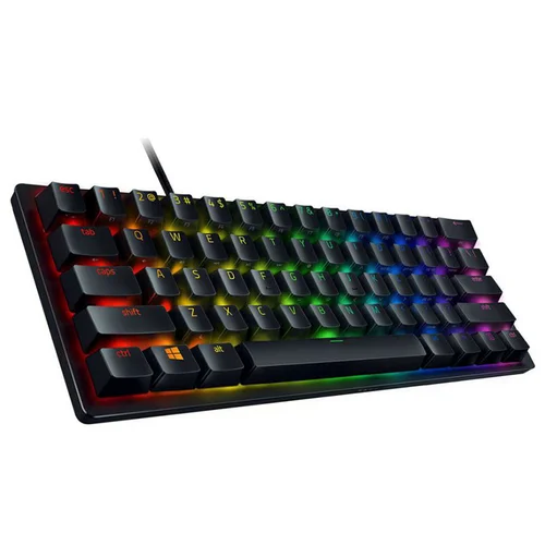  Razer Huntsman Mini - 60% Optical Gaming Keyboard (Clicky Purple Switch) - FRML RZ03-03390100-R3M1