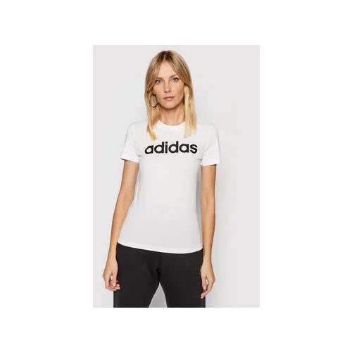 Adidas Majica Essentials GL0768 Bela Slim Fit