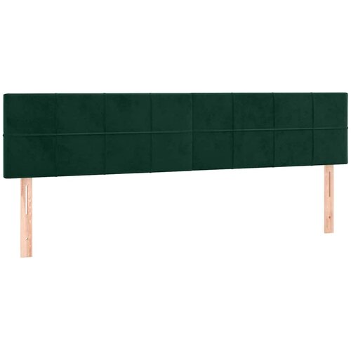  LED uzglavlje tamnozeleno 200x5x78/88 cm bar&amp;scaron;unasto Slike