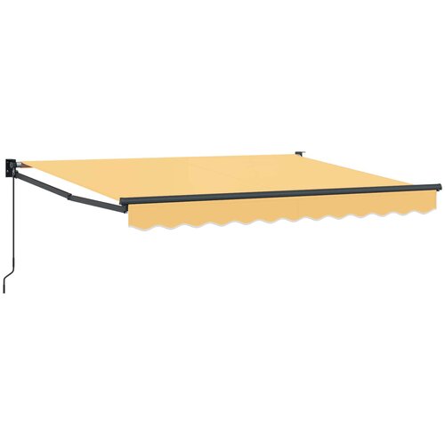  Povlačivi tende Pijesak 4 &amp;times; 3 m 100% Poliester i Aluminij Slike