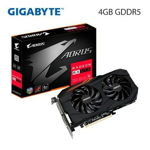 Gigabyte AMD Radeon RX570 AORUS GV-RX570AORUS-4GD 4GB GDDR5, HDMI/3xDP/DVI grafička kartica Slike
