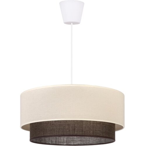  Brilagi - LED luster na kablu BOHO STYLE 1xE27/15W/230V prečnik 40 cm krem/braon Slike