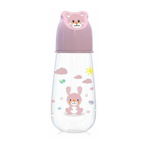 Lorelli flašica za bebe animals 125 ml roze Slike