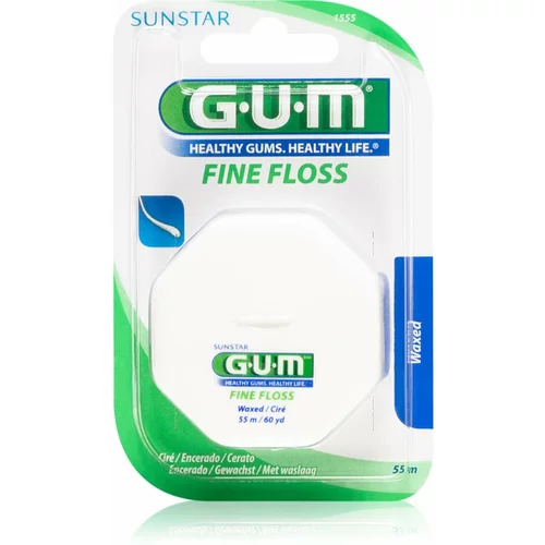 GUM Fine Floss konac za zube s voskom 55 m