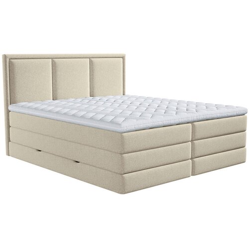 MID.YOU POSTELJA BOXSPRING 180 cm x 220 cm , tekstil bež Cene