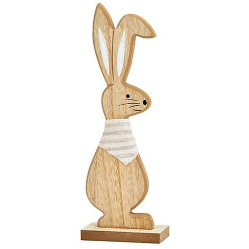  Uskršnja dekoracija STAND BUNNY WOOD 27cm 10034946 - Natural Cene