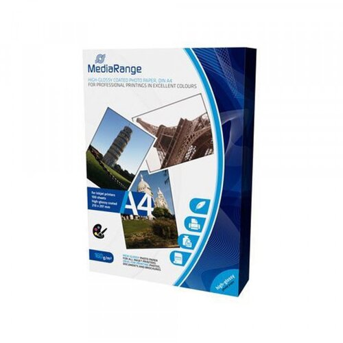  Foto papir A4 160gr/100 Mediarange Glossy Cene