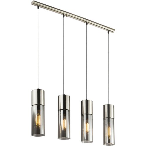  Viseća lampa, nikl mat, 4x E27 Cene