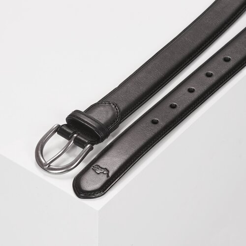 Polo Ralph Lauren ROUND BUCKLE BELT Crna Slike