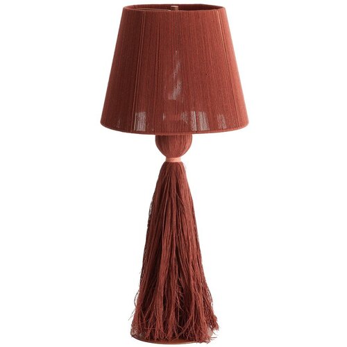 Light &amp;amp; Living Ciglasta stolna lampa s tekstilnim sjenilom (visina 58 cm) Espino &amp;ndash; Slike
