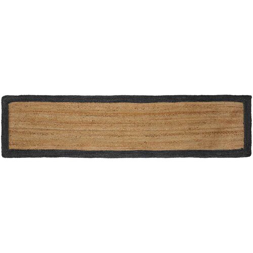 Tepisi za područja Prirodna i tamnosiva 60 x 200 cm Juta Cene