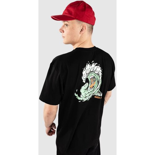 Santa Cruz Screaming Wave T-shirt black Cene