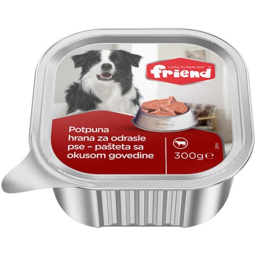 Friend Hrana za pse PA&amp;Scaron;TETA GOVEDINA 300 g Slike